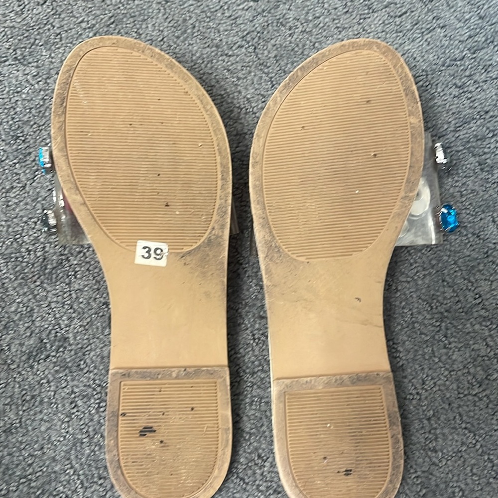 Used rhinestone sandals - Picture 3 of 3